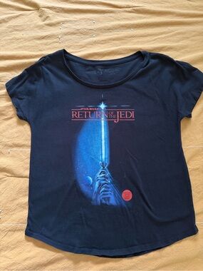 Out of Print Black Star Wars "Return of the Jedi" Graphic Tee